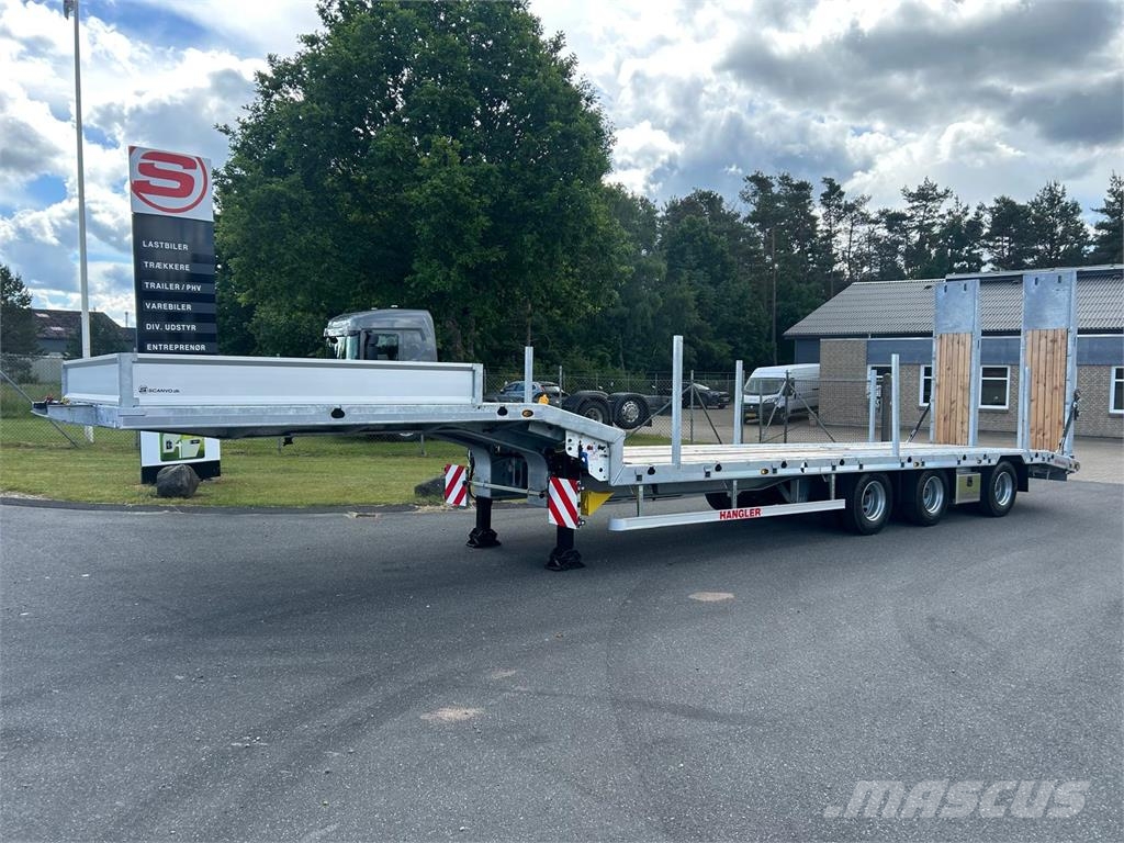 Hangler SDS-H 510-T 3-aks maskintrailer Diepladers