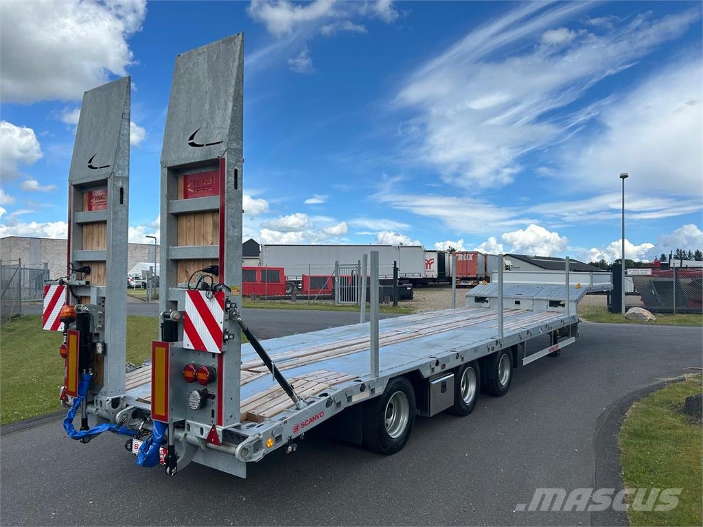 Hangler SDS-H 510-T 3-aks maskintrailer Diepladers