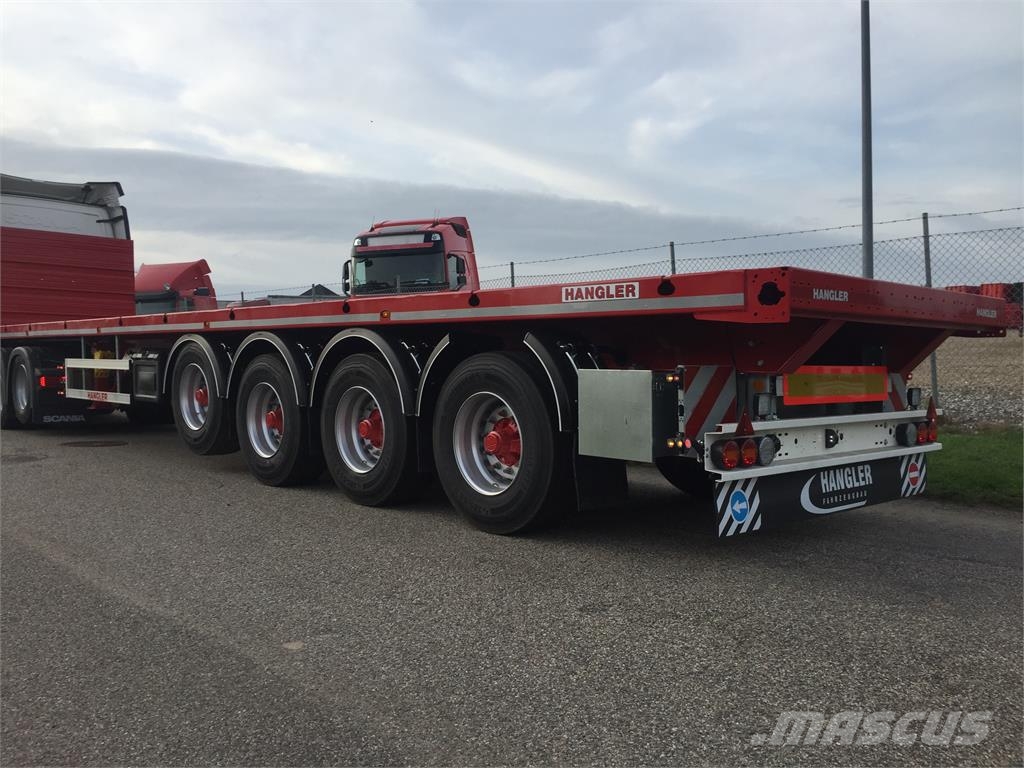 Hangler SVS 480 RH 200 4 akslet sværlast ligeud trailer Lavapuoliperävaunut