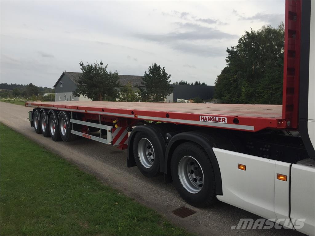 Hangler SVS 480 RH 200 4 akslet sværlast ligeud trailer Lavapuoliperävaunut