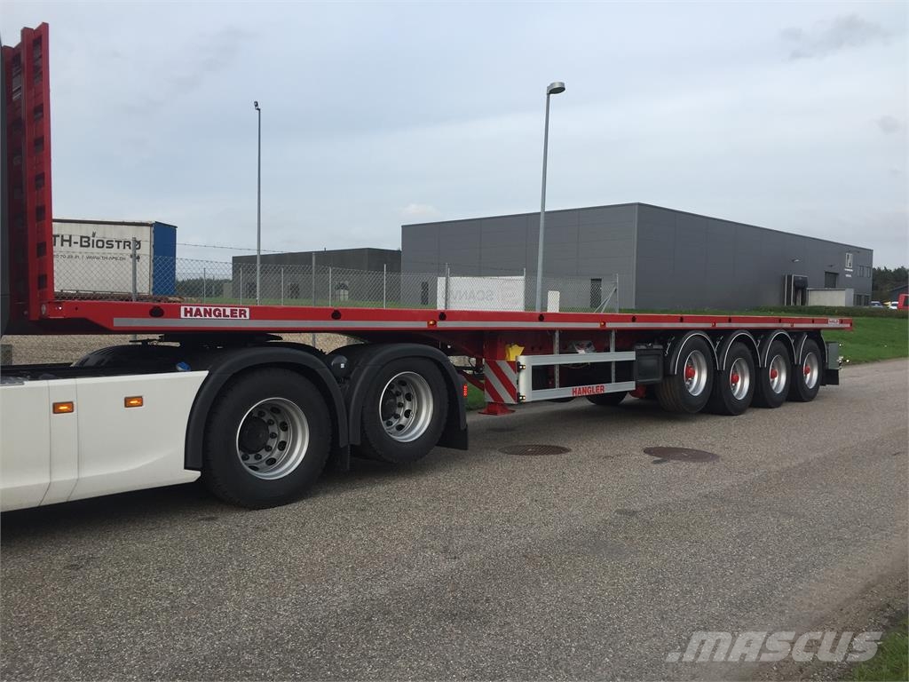Hangler SVS 480 RH 200 4 akslet sværlast ligeud trailer Lavapuoliperävaunut