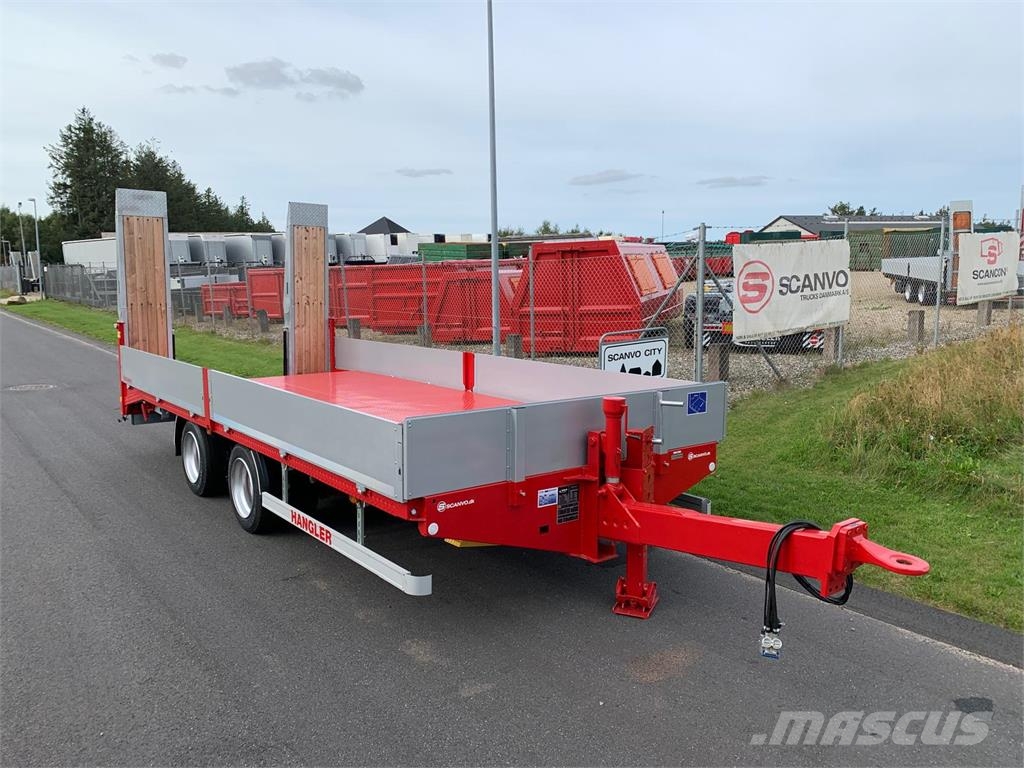 Hangler TPS-H 140 2 akslet kærre med ramper Maskintransporter