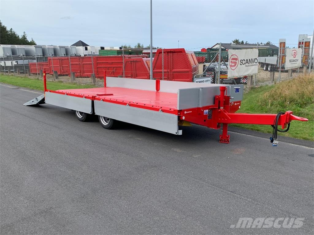 Hangler TPS-H 140 2 akslet kærre med ramper Maskintransporter