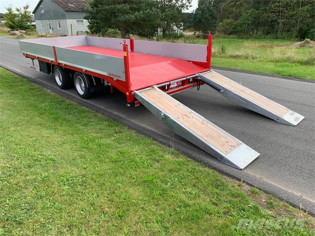 Hangler TPS-H 140 2 akslet kærre med ramper Maskintransporter