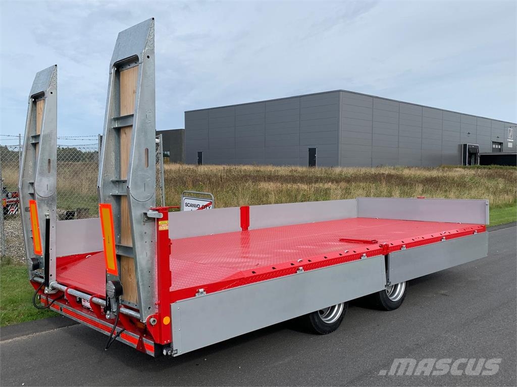 Hangler TPS-H 140 2 akslet kærre med ramper Maskintransporter