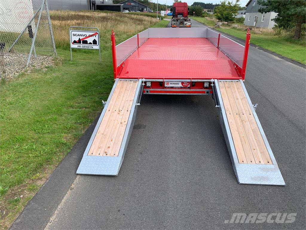 Hangler TPS-H 140 2 akslet kærre med ramper Maskintransporter