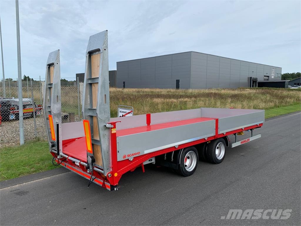Hangler TPS-H 140 2 akslet kærre med ramper Maskintransporter