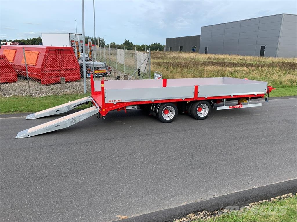 Hangler TPS-H 140 2 akslet kærre med ramper Maskintransporter