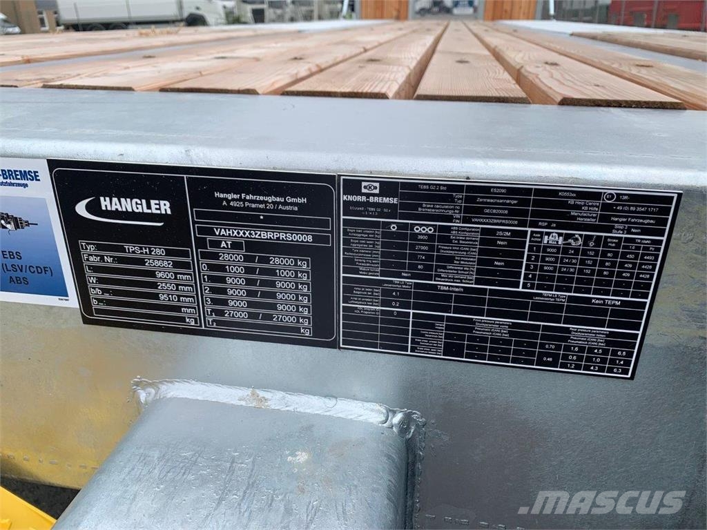Hangler TPS-H 280 Jumbo-Z 3 akslet لوادر منخفضة
