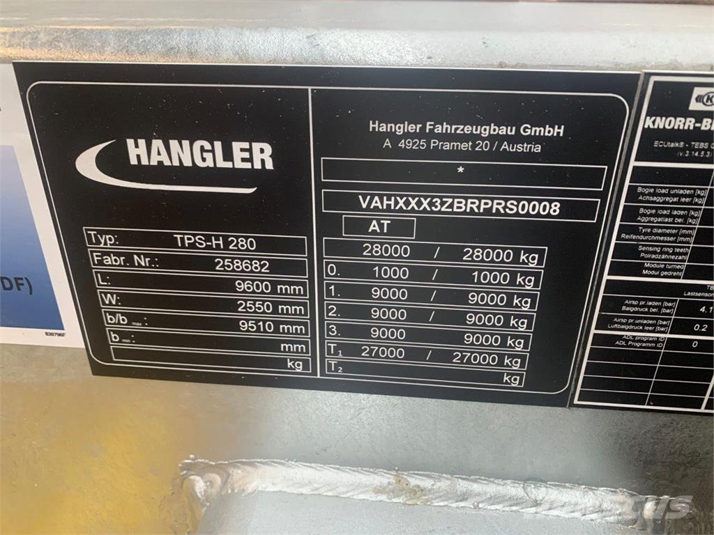 Hangler TPS-H 280 Jumbo-Z 3 akslet لوادر منخفضة