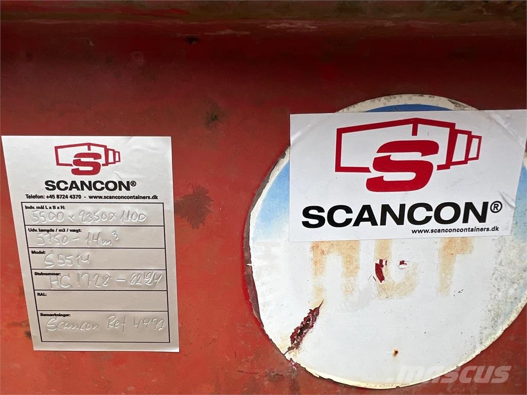  HC-contrainer S5514 - 5500 mm - 14m3 Platformen