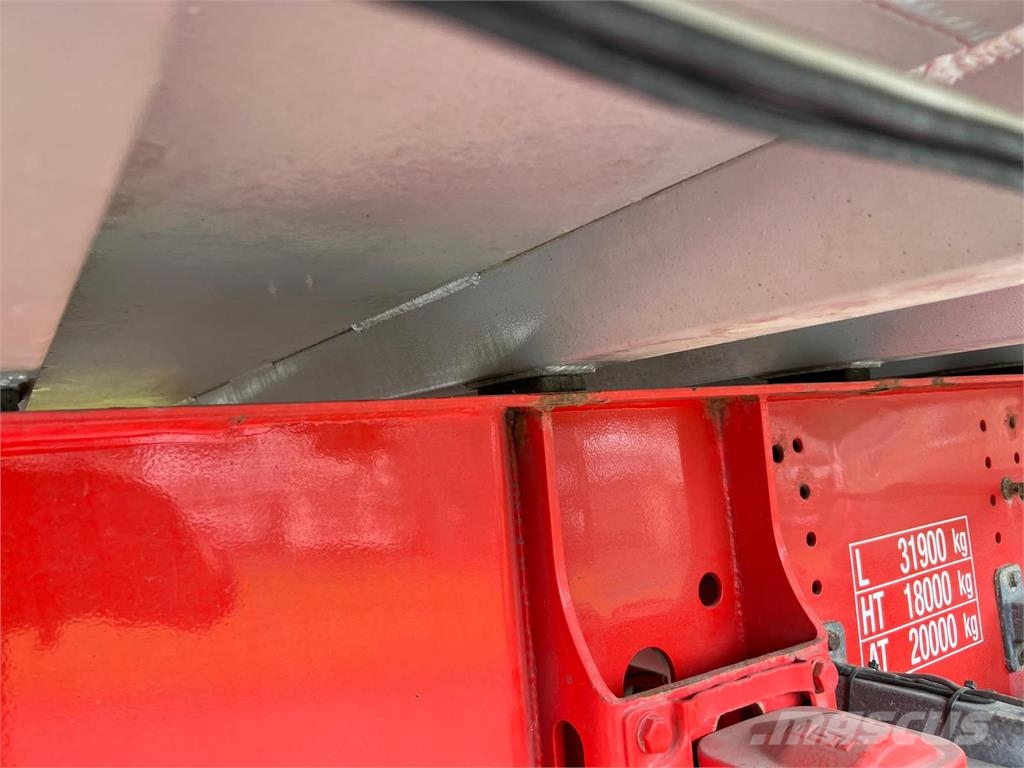 HK TIPPER S38B 25m3 alu kasse m-plastindlæg Benne semi remorque