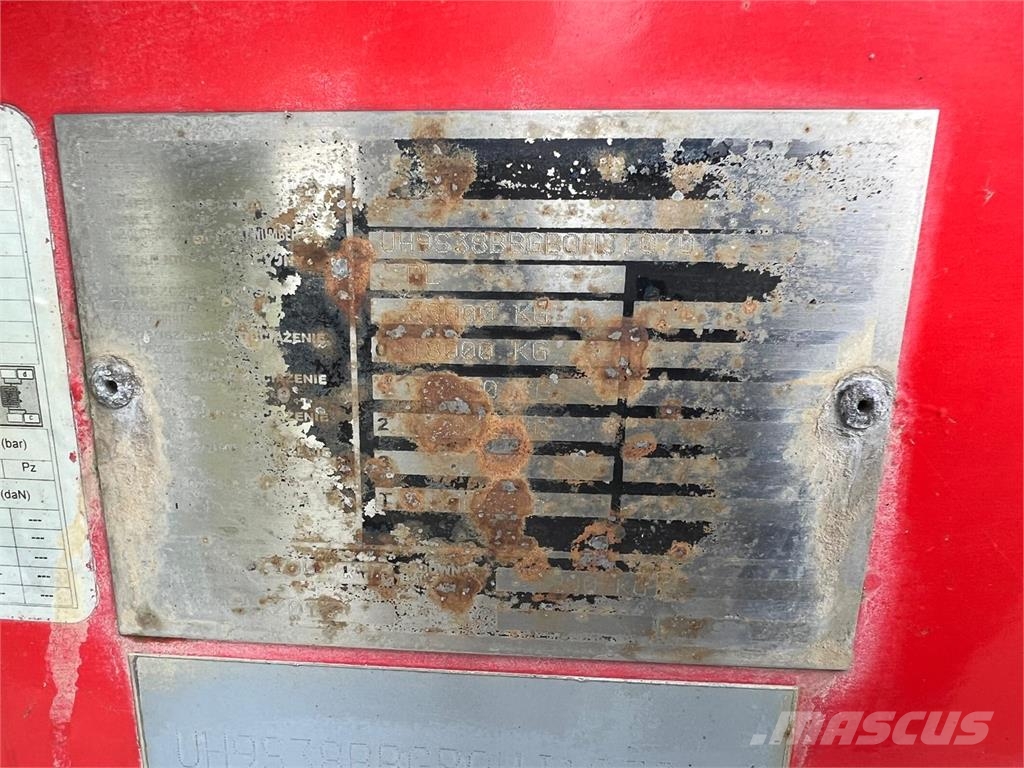 HK TIPPER S38B 25m3 alu kasse m-plastindlæg Benne semi remorque