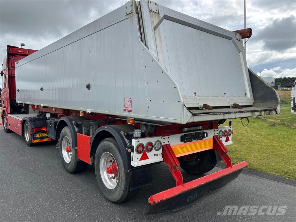 HK TIPPER S38B 25m3 alu kasse m-plastindlæg Benne semi remorque