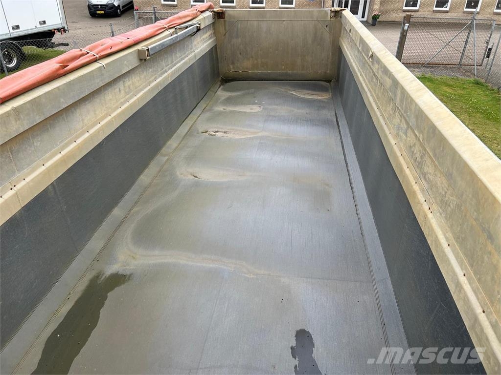HK TIPPER S38B 25m3 alu kasse m-plastindlæg Benne semi remorque
