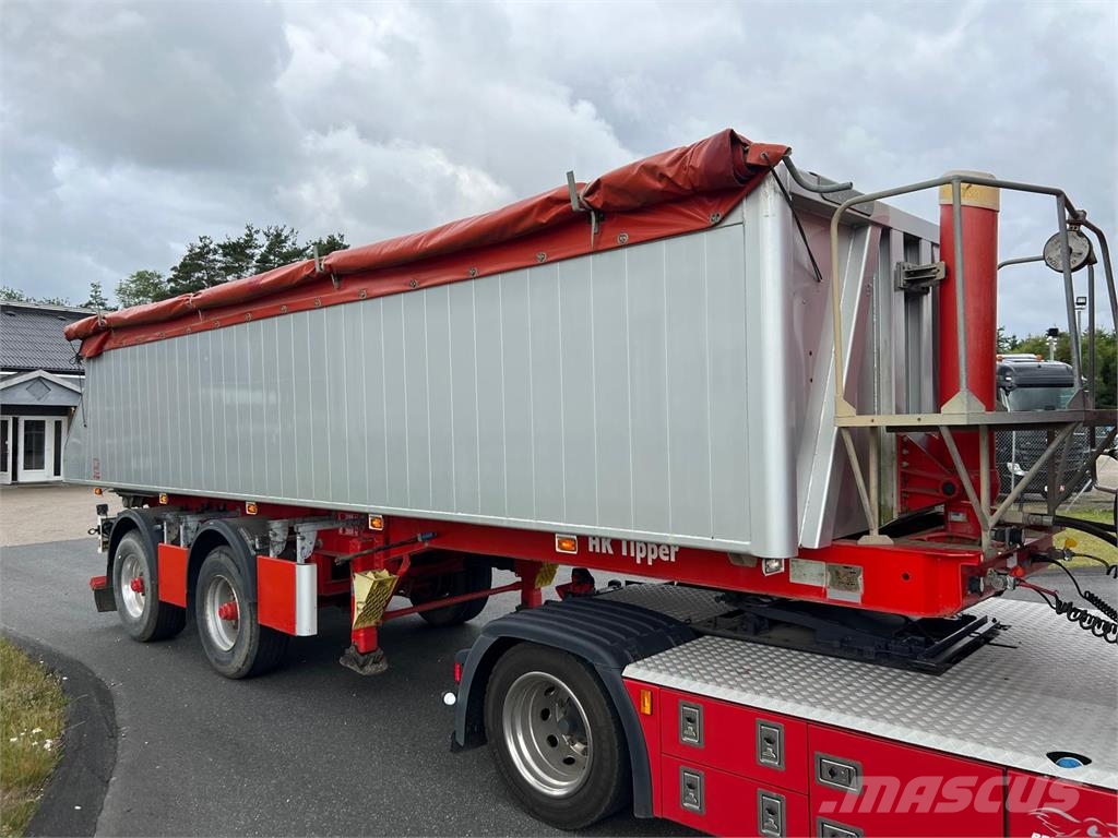 HK TIPPER S38B 25m3 alu kasse m-plastindlæg Benne semi remorque