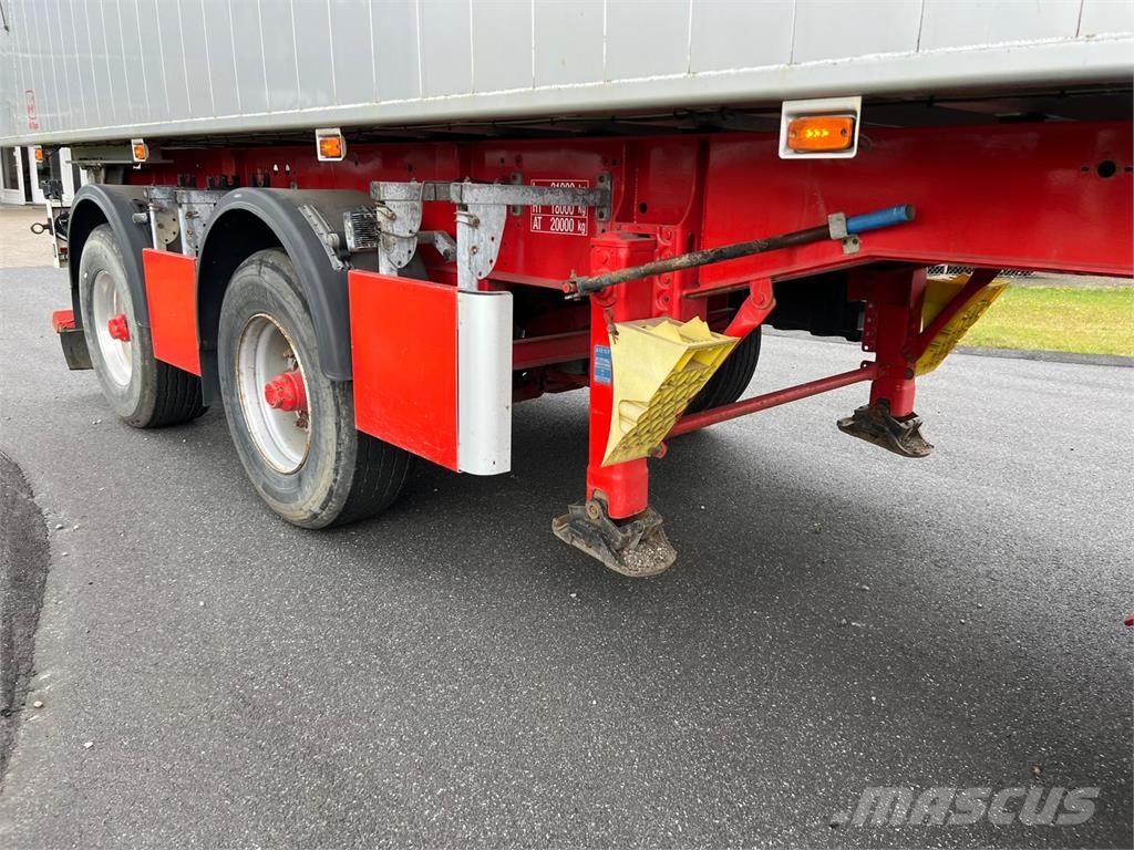 HK TIPPER S38B 25m3 alu kasse m-plastindlæg Benne semi remorque