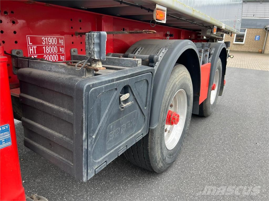 HK TIPPER S38B 25m3 alu kasse m-plastindlæg Benne semi remorque