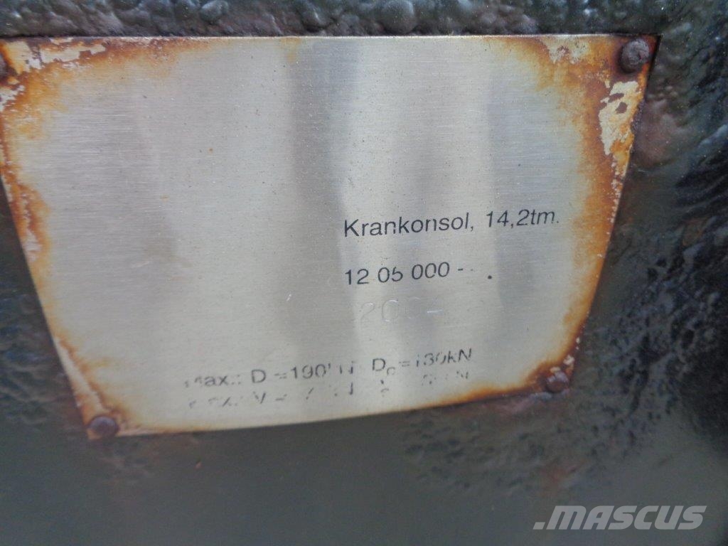 HMF 14,2 T-M Kran konsol med træktravers Haszonjárművek - Egyéb