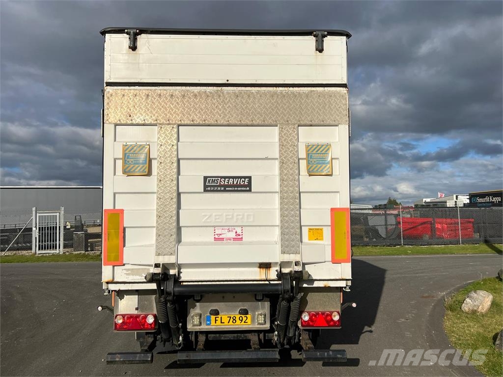 HRD 10,2 mtr Multi city HMF 1823K3 kran - lift Muut puoliperävaunut