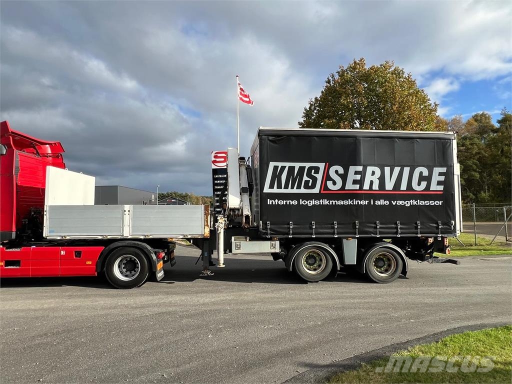 HRD 10,2 mtr Multi city HMF 1823K3 kran - lift Muut puoliperävaunut