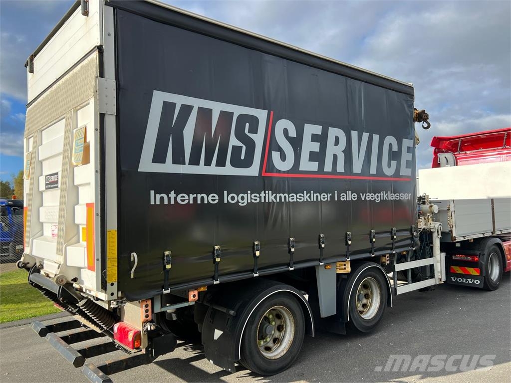 HRD 10,2 mtr Multi city HMF 1823K3 kran - lift Muut puoliperävaunut