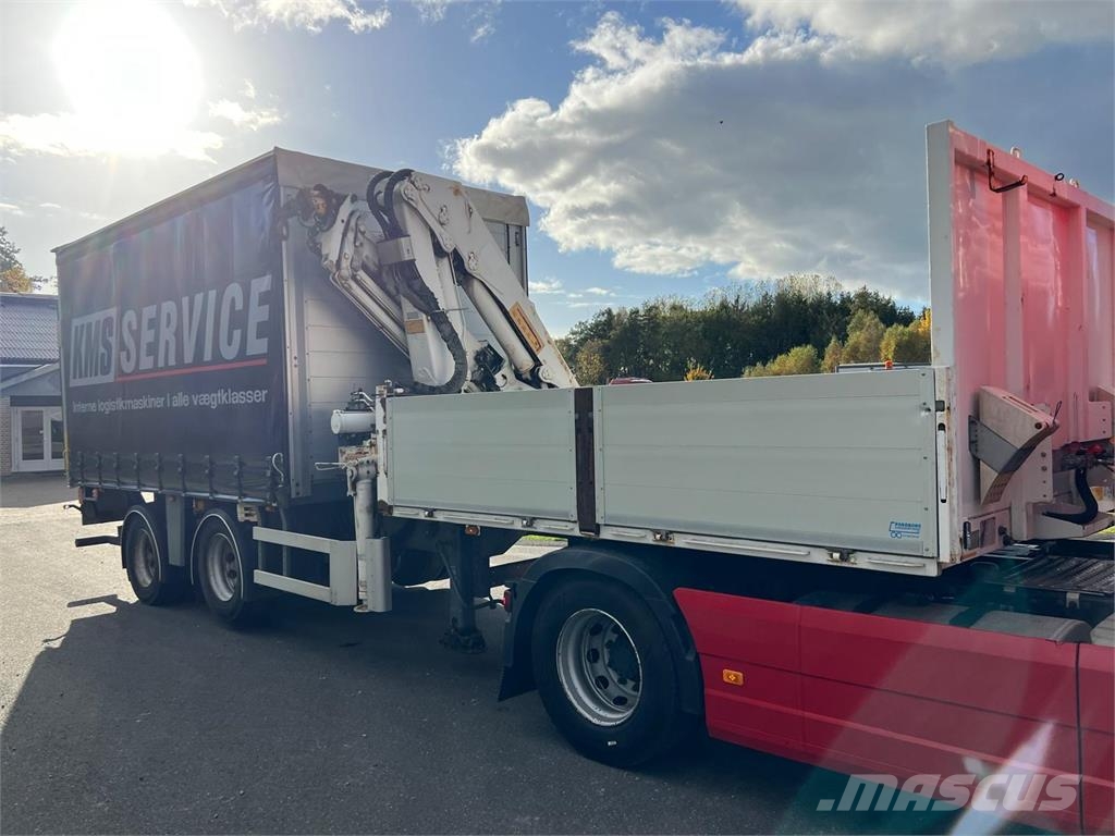 HRD 10,2 mtr Multi city HMF 1823K3 kran - lift Muut puoliperävaunut