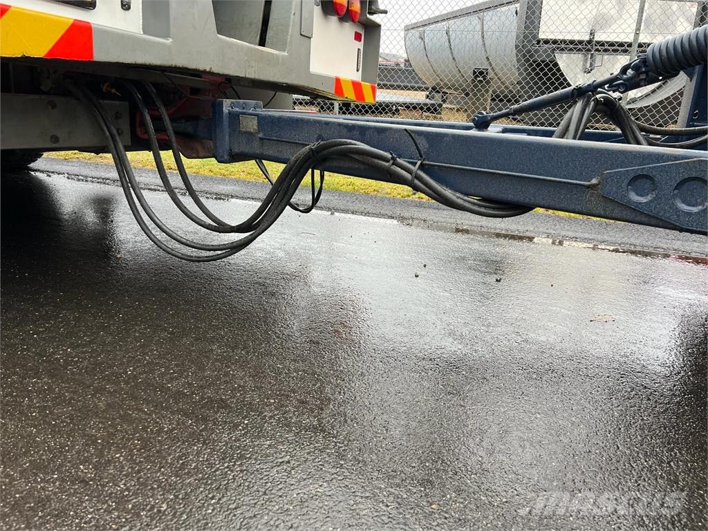 HRD 7 akslet - 84 ton blokvogn med ramper Plataformas bajas