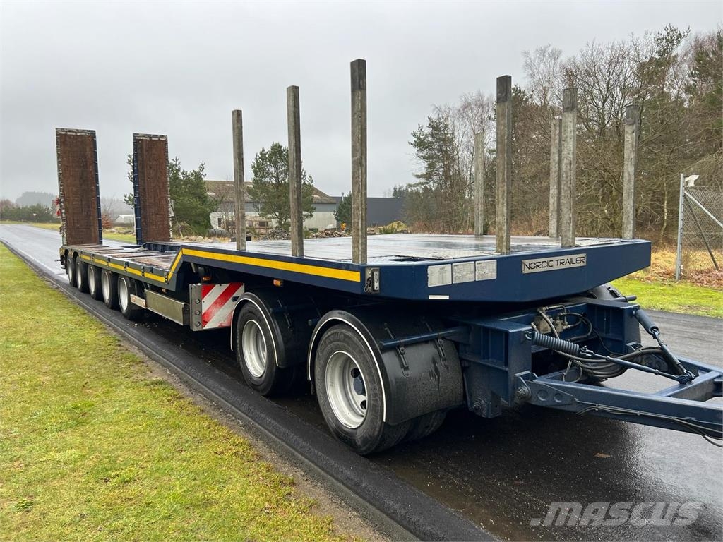 HRD 7 akslet - 84 ton blokvogn med ramper Plataformas bajas
