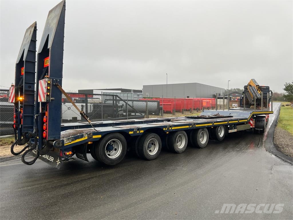 HRD 7 akslet - 84 ton blokvogn med ramper Plataformas bajas