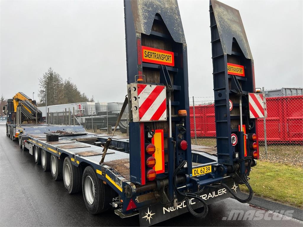 HRD 7 akslet - 84 ton blokvogn med ramper Plataformas bajas