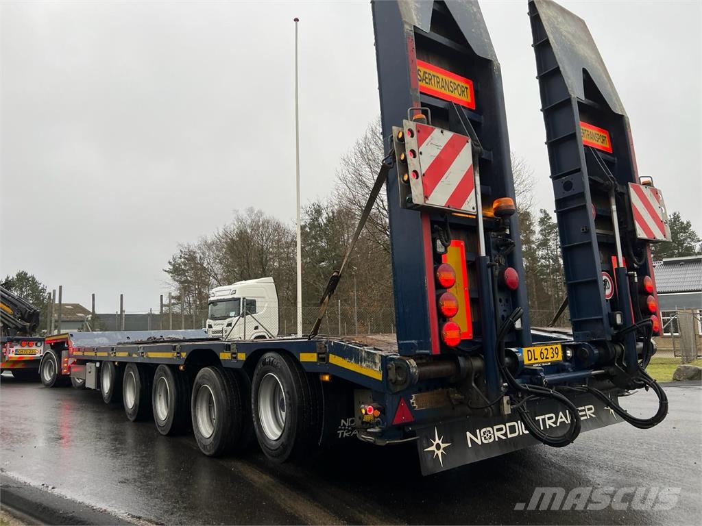 HRD 7 akslet - 84 ton blokvogn med ramper Plataformas bajas