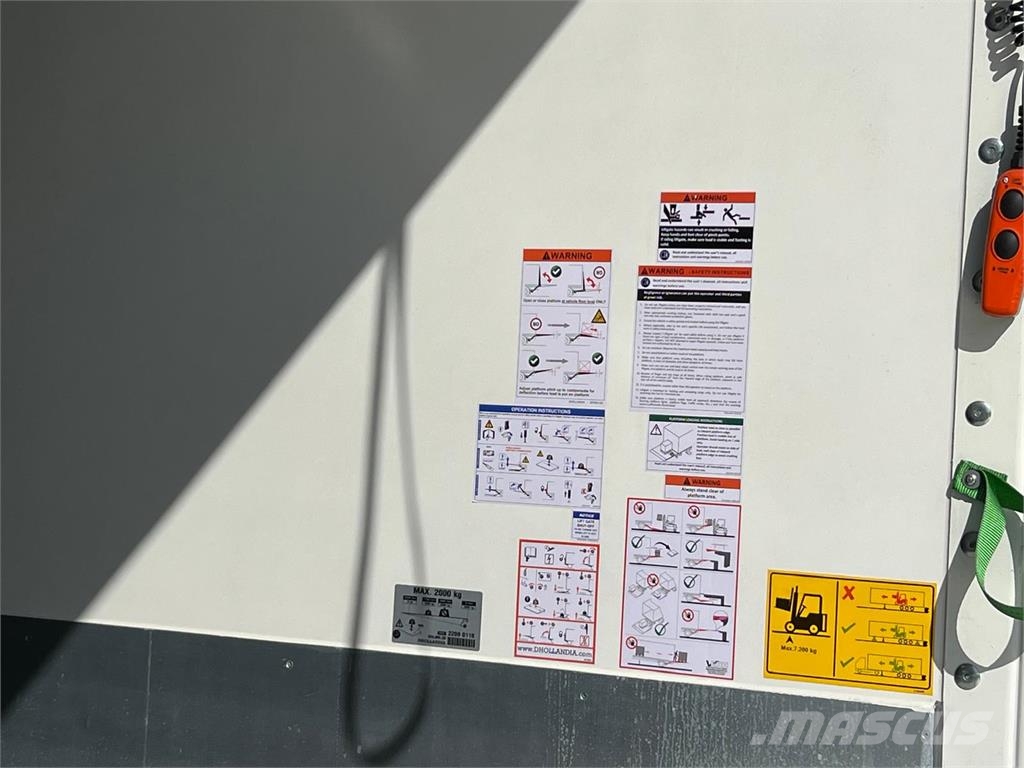 Kässbohrer 11 mtr boks 27 pallers - 2500 kg lift Semirremolques urbanos