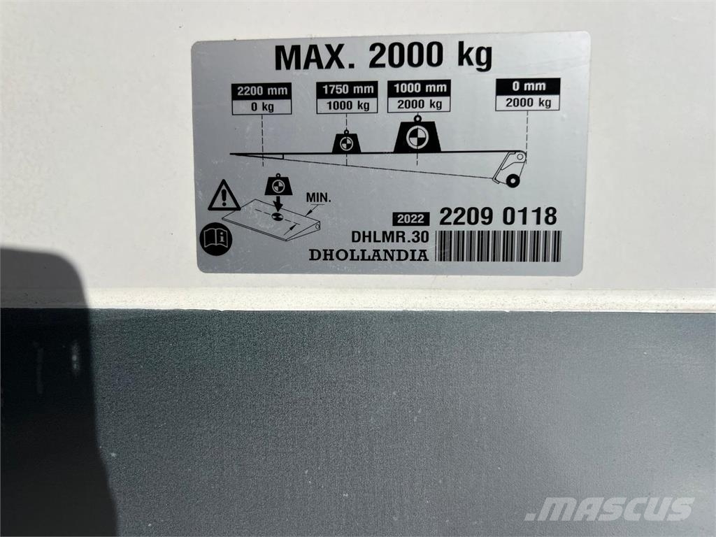 Kässbohrer 11 mtr boks 27 pallers - 2500 kg lift Semirremolques urbanos