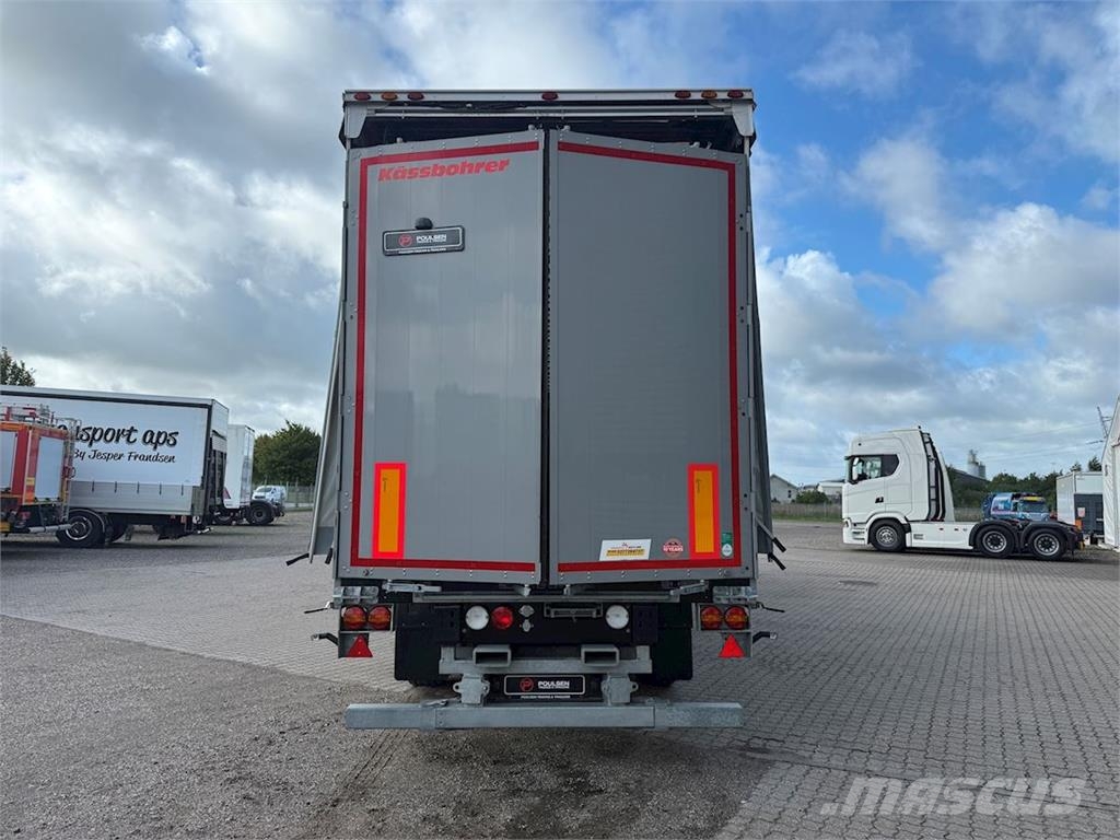 Kässbohrer 13,6 mtr - truck beslag - hæve-skyde tag - drejbar Curtainsiderauflieger