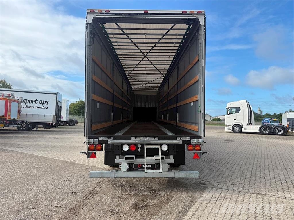 Kässbohrer 13,6 mtr - truck beslag - hæve-skyde tag - drejbar Curtainsiderauflieger