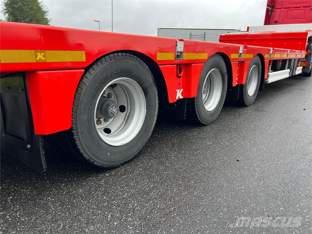Kässbohrer LB3E 13,6 mtr + 6,2 mtr udtræk - tvangsstyret aksl نصف مقطورات مركبات النقل