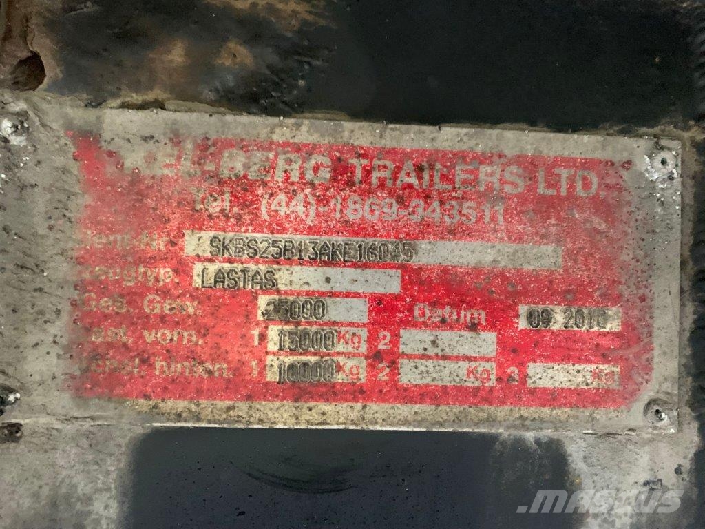 Kel-Berg 11 mtr - 27 pallers City Gardin - lift Semirremolques de transportes especiales