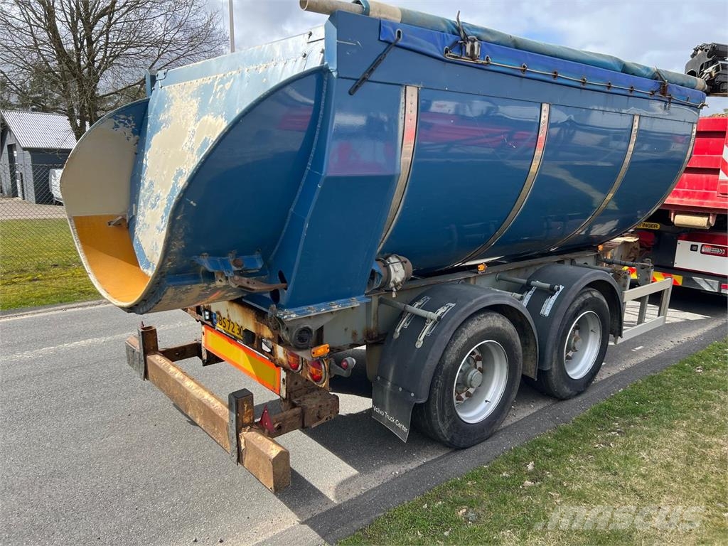 Kel-Berg 18 ton - rundbue alu kasse + Hardox Andere Anhänger