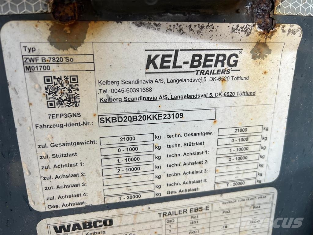 Kel-Berg C920V 20 ton - folde-slæde lift Ρυμούλκες Container