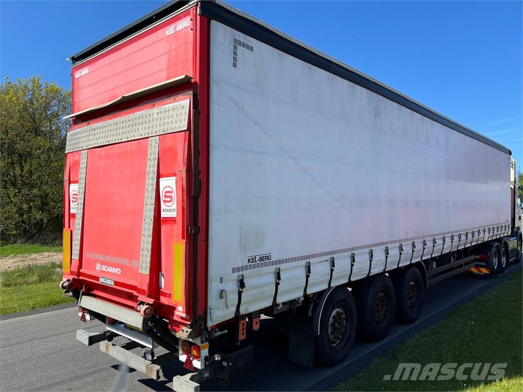 Kel-Berg D100V 13,6 mtr gardin - lodretstående lift Citytrailers