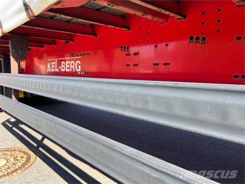 Kel-Berg D100V 13,6 mtr gardin - lodretstående lift Citytrailers