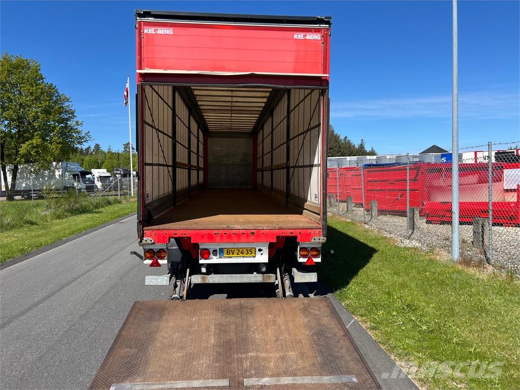 Kel-Berg D100V 13,6 mtr gardin - lodretstående lift Citytrailers