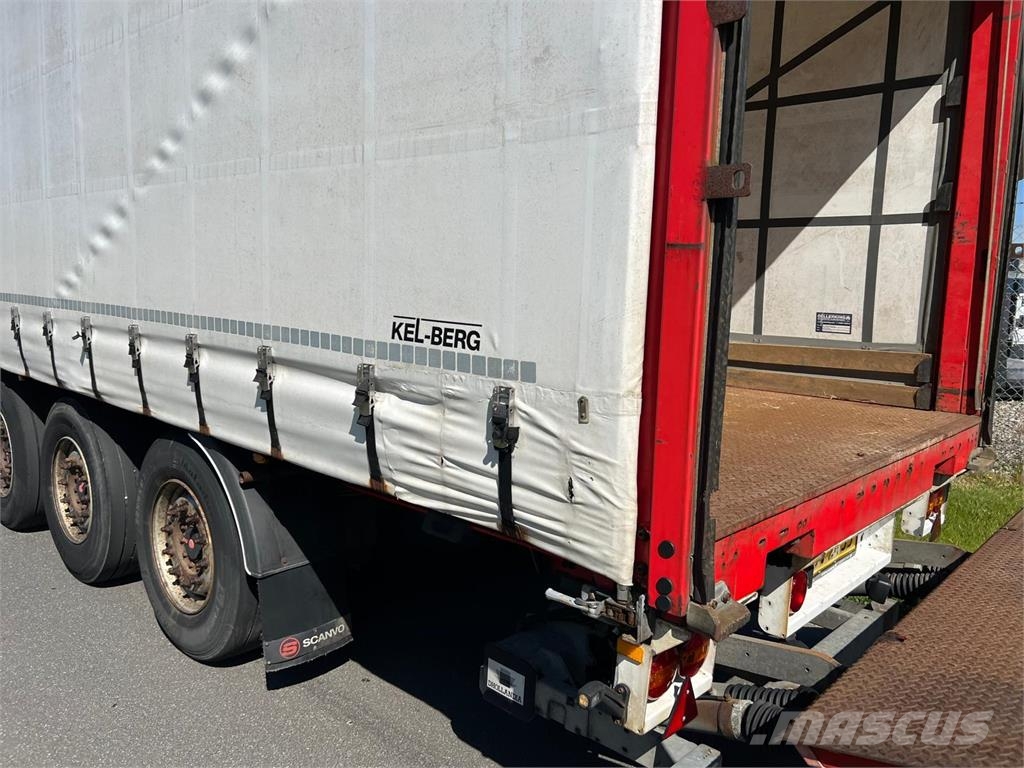 Kel-Berg D100V 13,6 mtr gardin - lodretstående lift Citytrailers