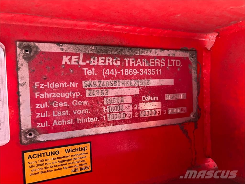 Kel-Berg S300F 13,2 mtr. med ramper Autotransport-Auflieger