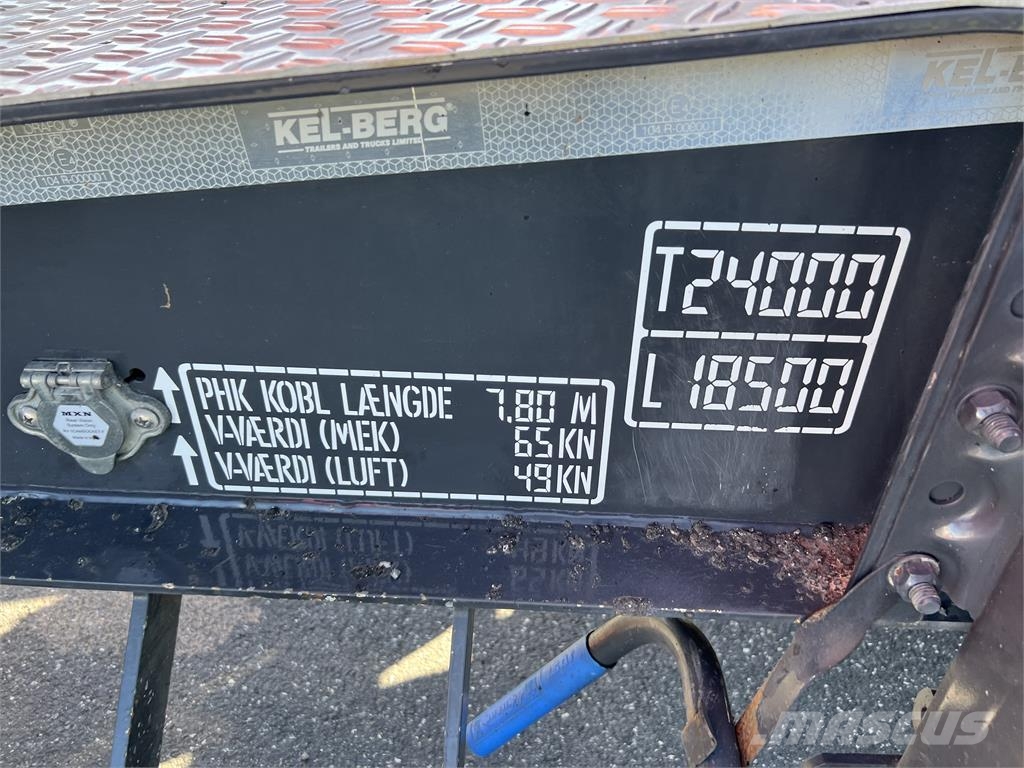 Kel-Berg T850K 5000 mm isoleret rundbue Remorque benne