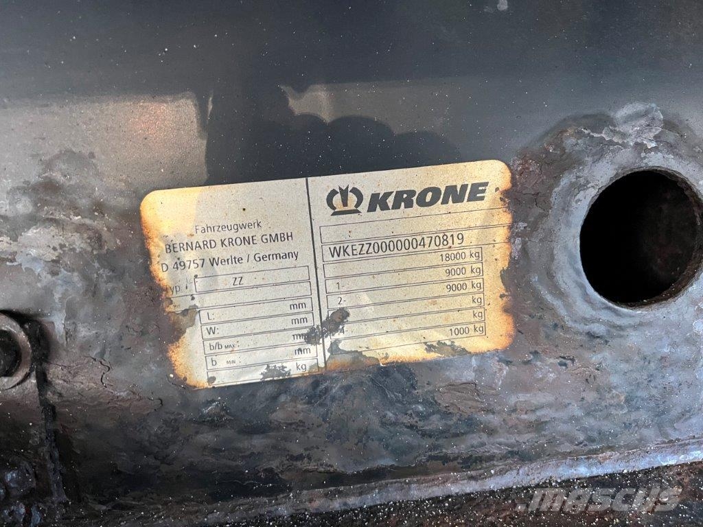 Krone ZZ-R 18 ton køle kasse - lift Remolques con temperatura controlada