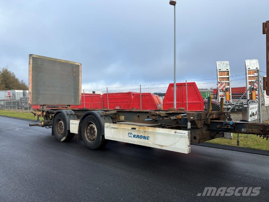 Krone ZZW 18 EL containerlåse - zepro lift Containerframe trailers