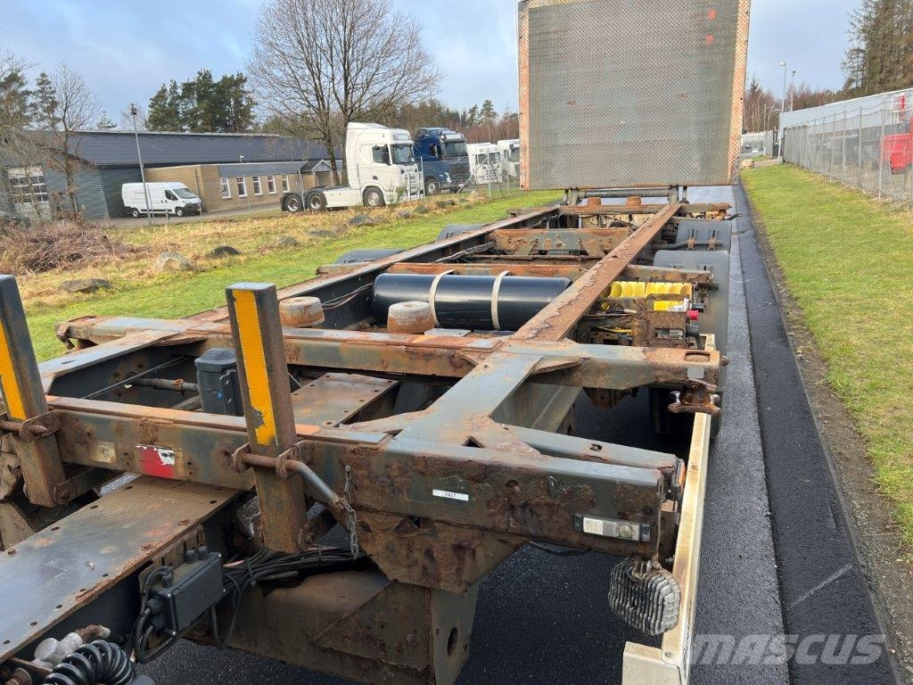 Krone ZZW 18 EL containerlåse - zepro lift Containerframe trailers