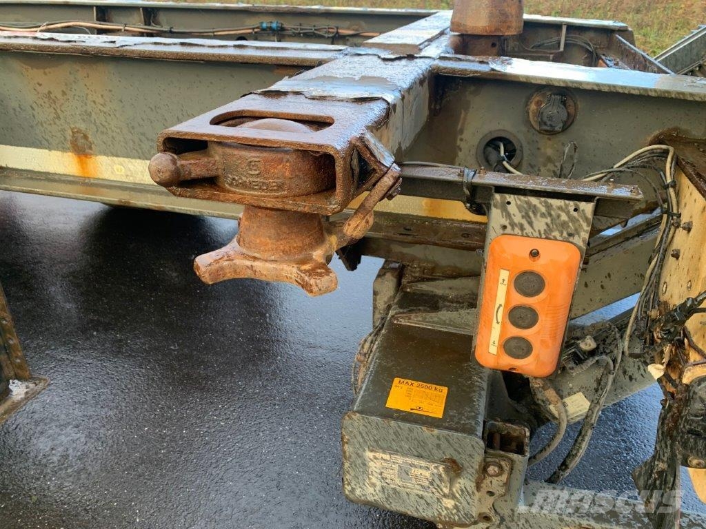 Krone ZZW 18 EL containerlåse - zepro lift Containerframe trailers